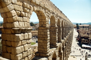 El acueducto romano de Segovia. Foto Figaredo, Gijón